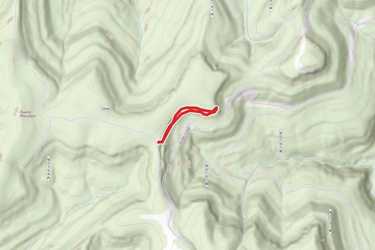 Owens Mountain Bluffs Trail