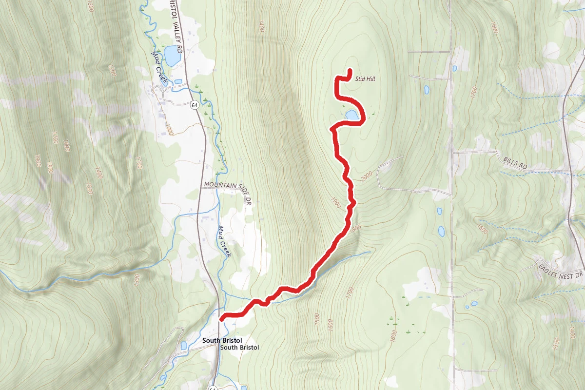 Stid Hill Launch Site Trail
