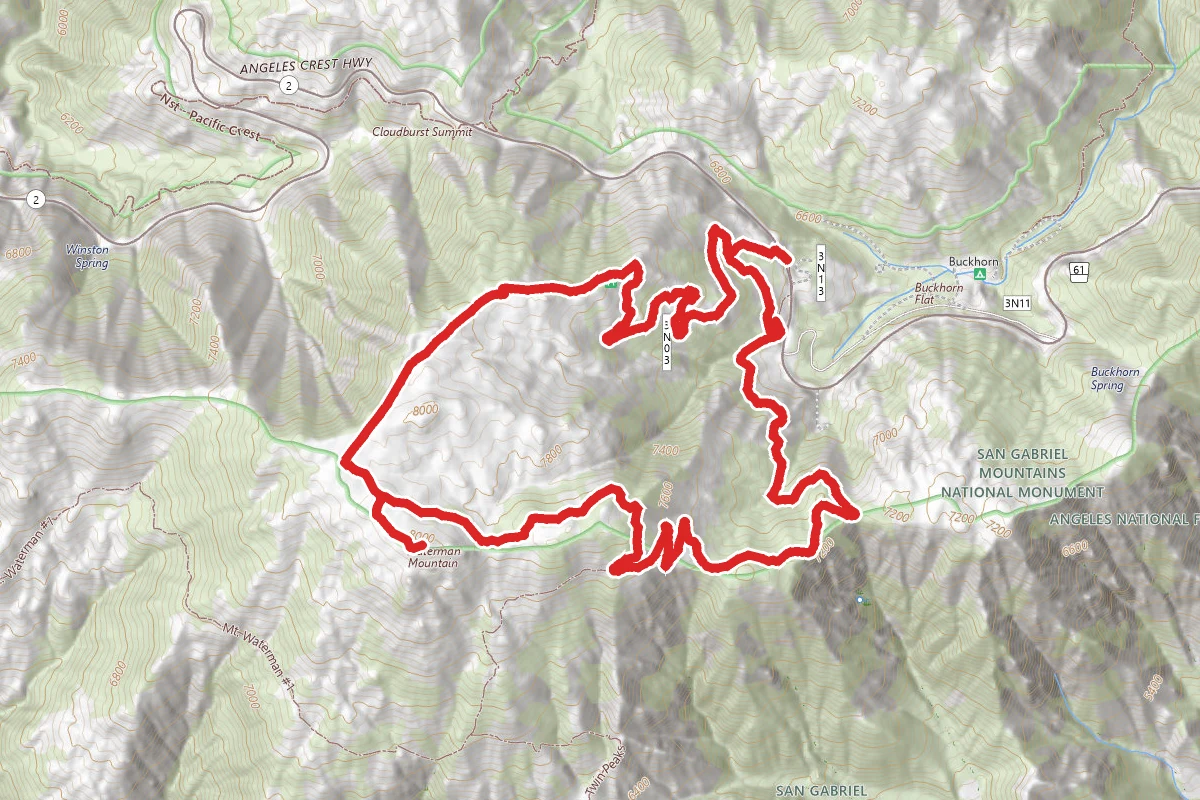 Waterman Mountain Loop Trail