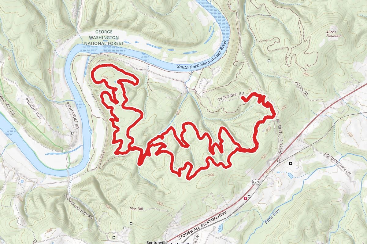 Bear Bottom Loop and Big Oak Trail