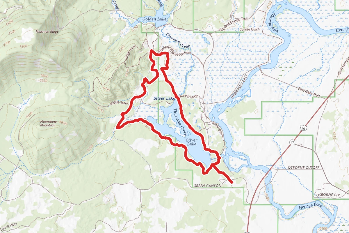 Silver Lake Trail and Thurmon Creek Loop