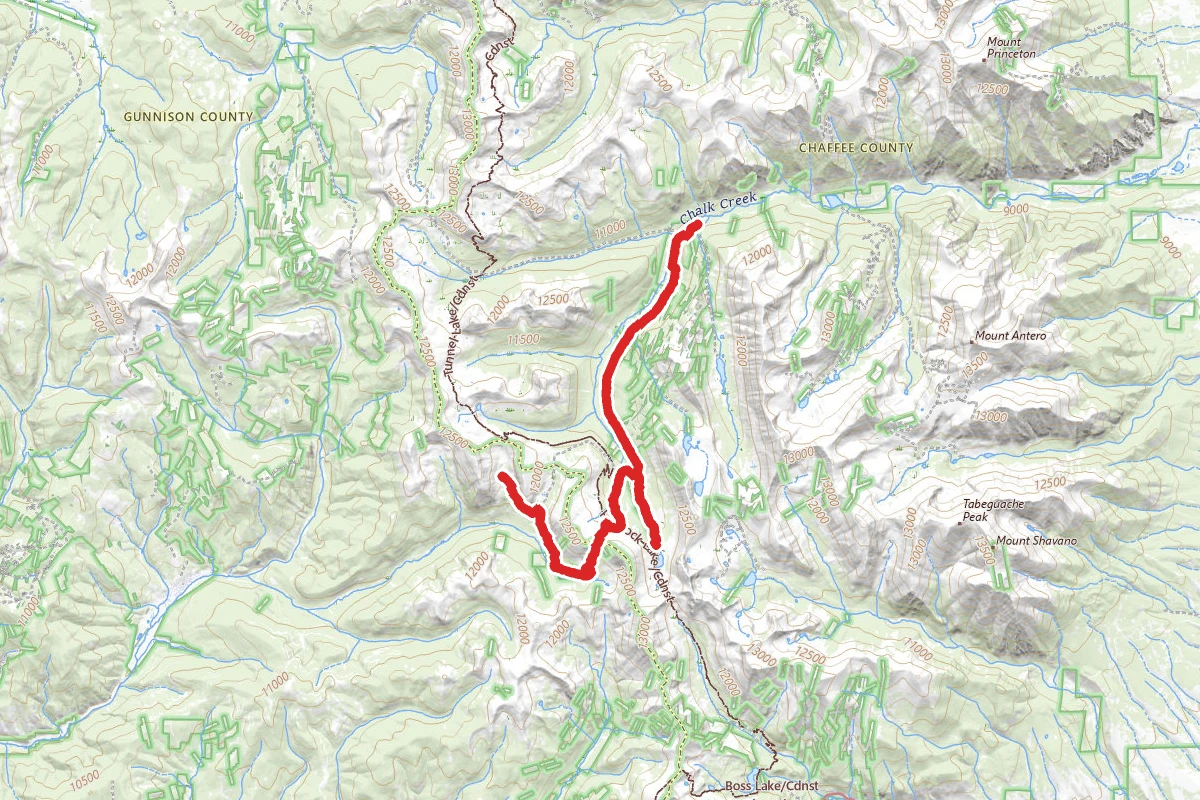 Hancock Pass and Alpine Tunnel OHV Trail