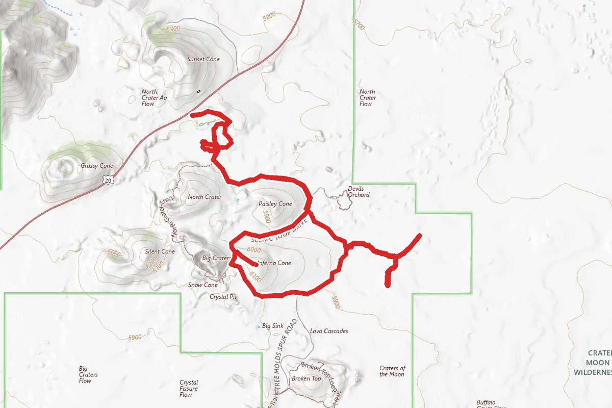 Craters of the Moon Bike Loop