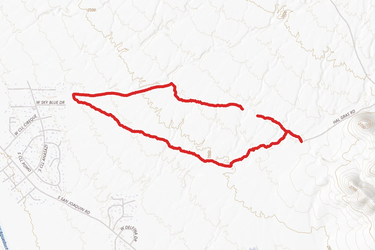 Prospector Trail to Caliche Flats