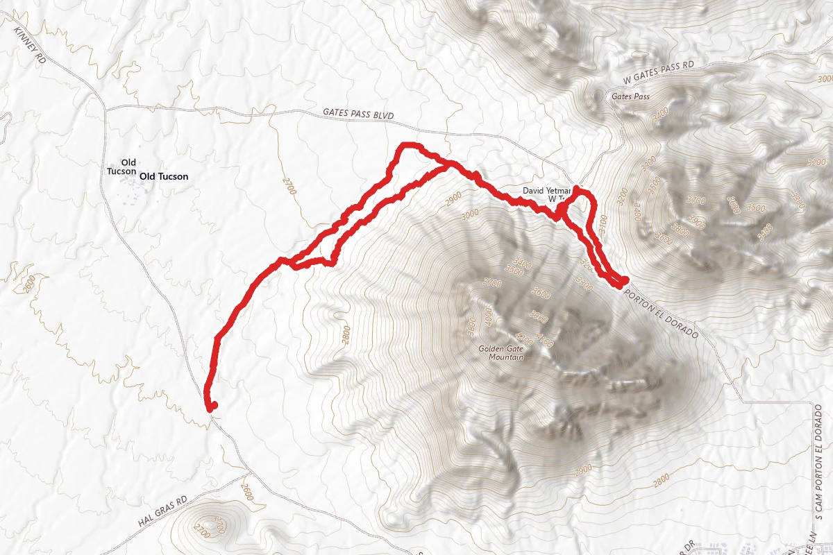 Golden Gates Trail and Ironwood Trail Loop