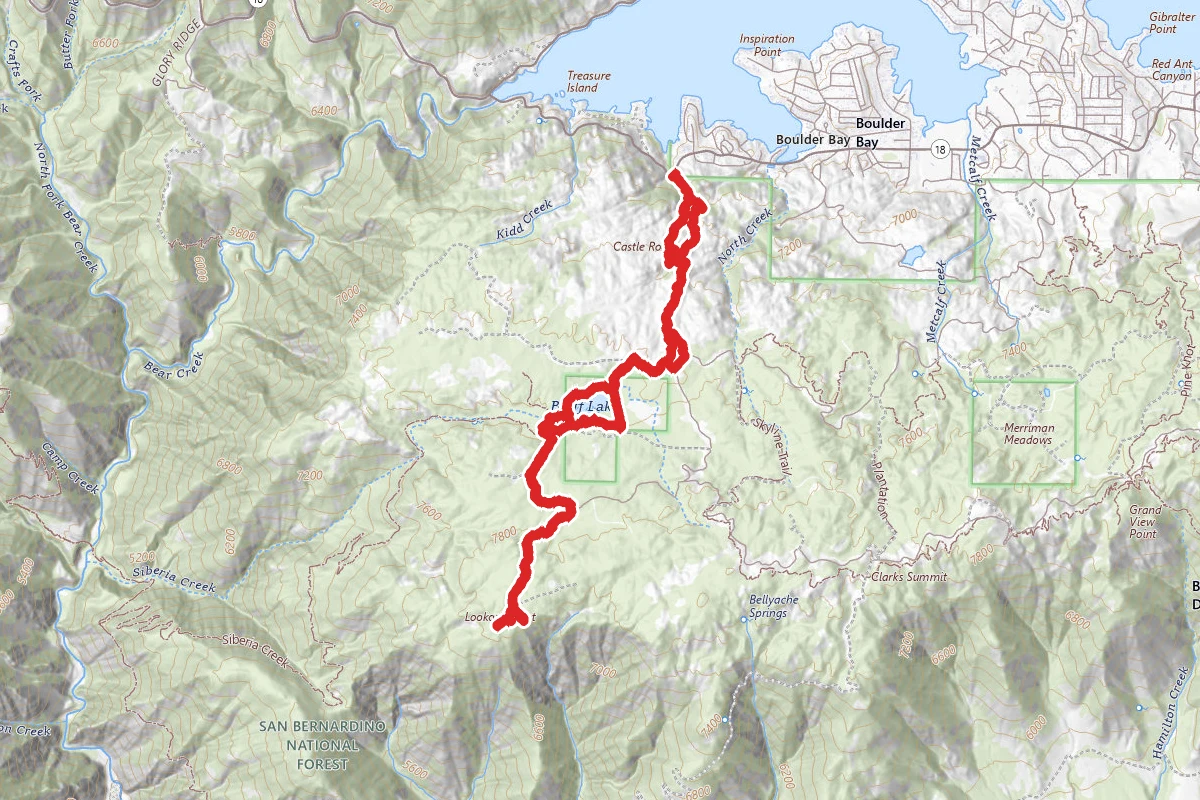 Castle Rock to Lookout Point