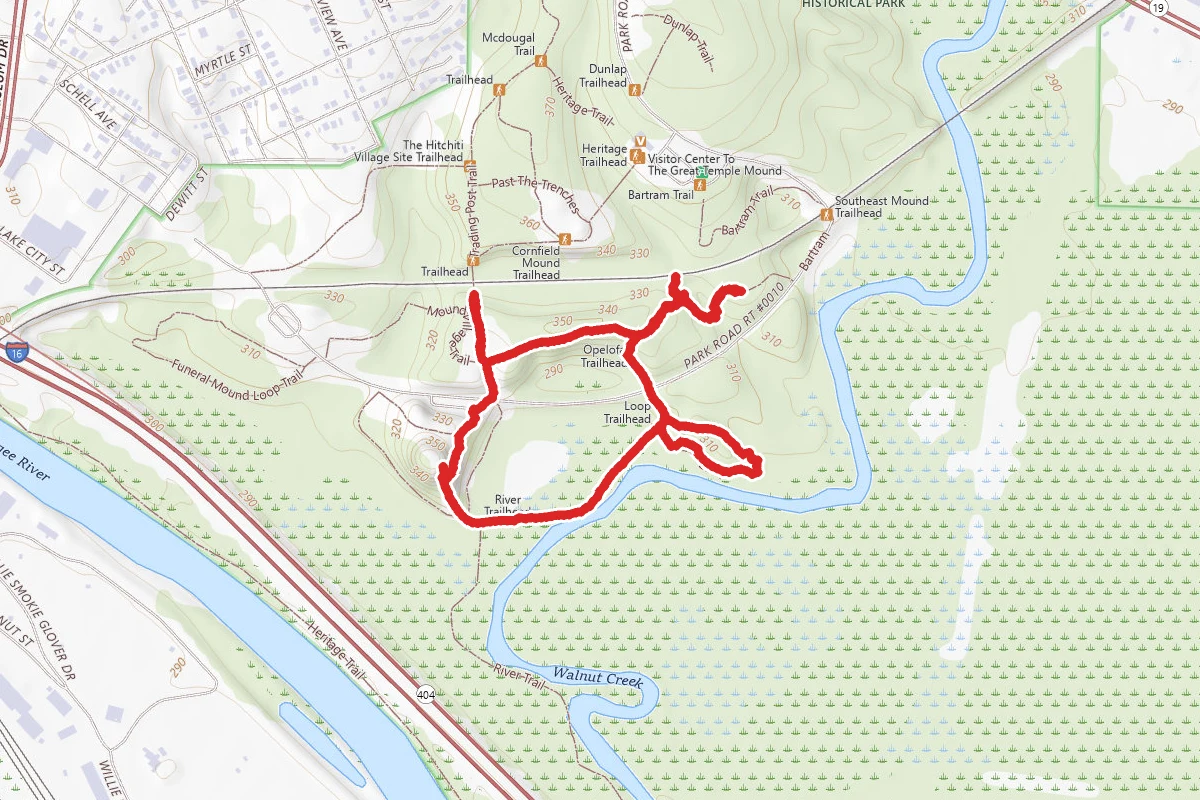Opelofa and Bartram Trails Loop