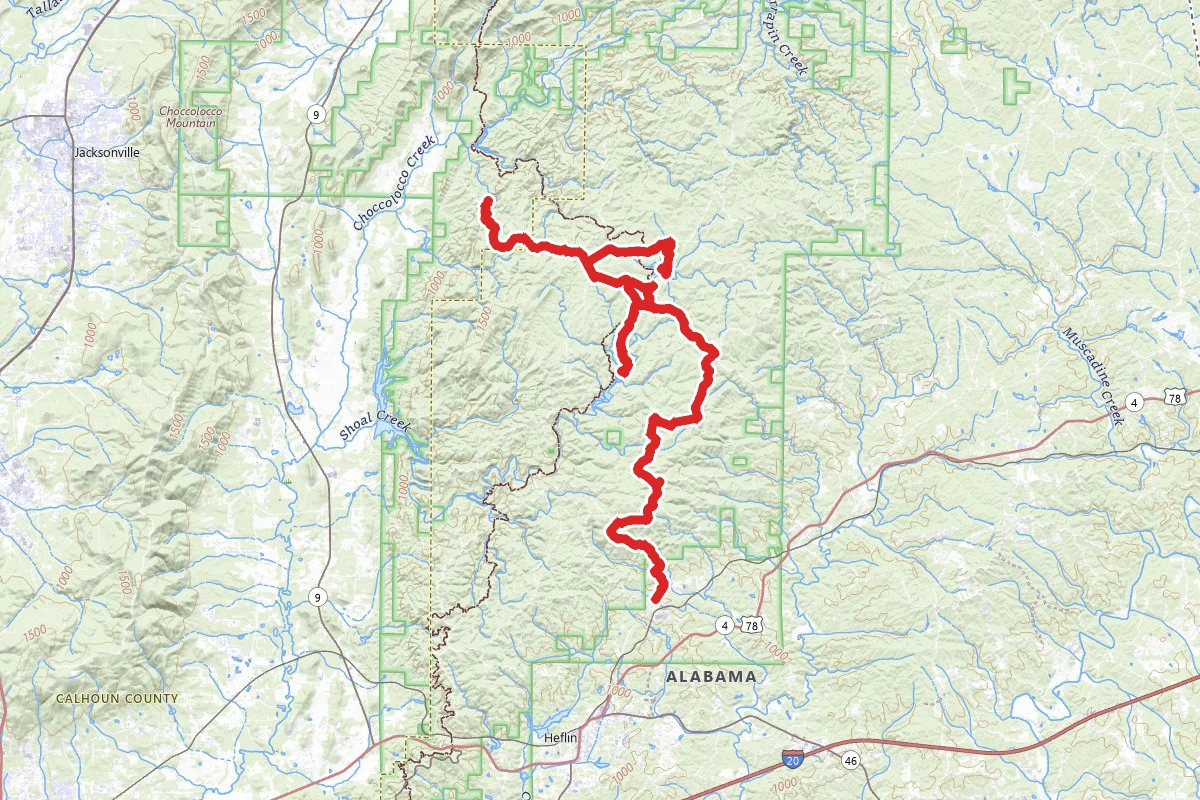 Talladega National Forest OHV Trail