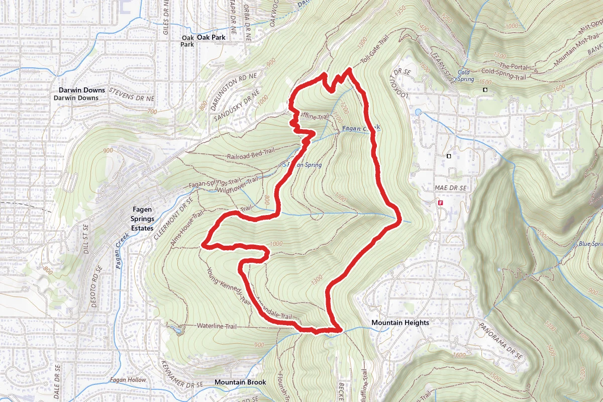 Wagon Trail and High Trail Loop