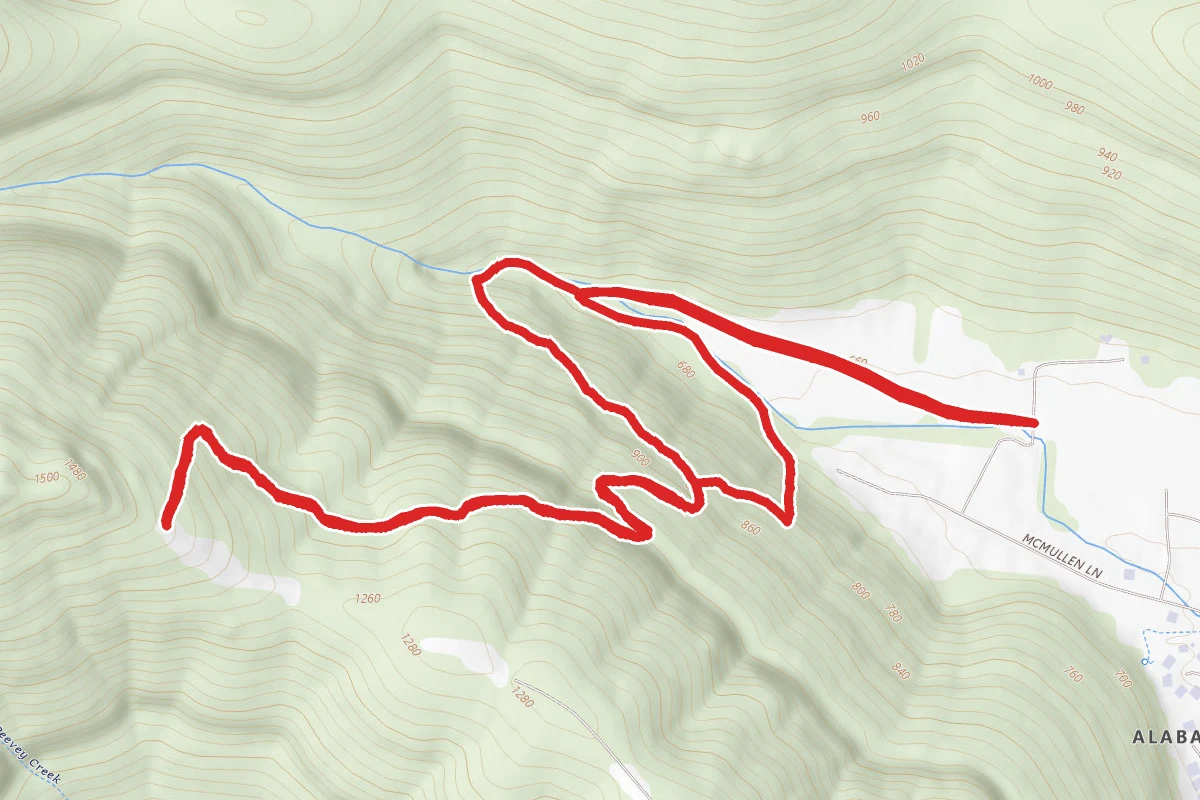 Blake's Cabin and Big Bluff Trail