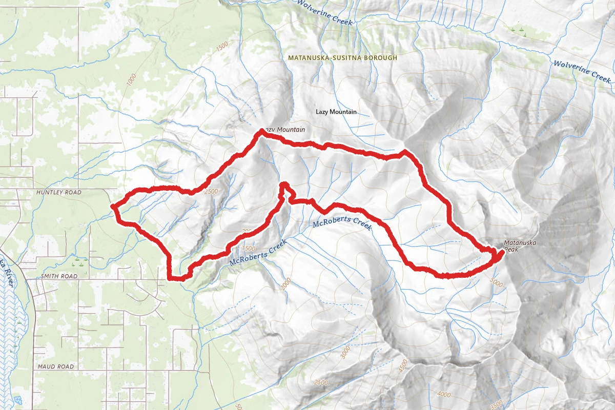 Lazy Mountain and Matanuska Peak Trail