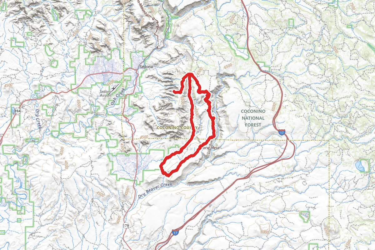 Hot Loop, Schnebley Hill, Munds Mountain and Jack's Can Trail
