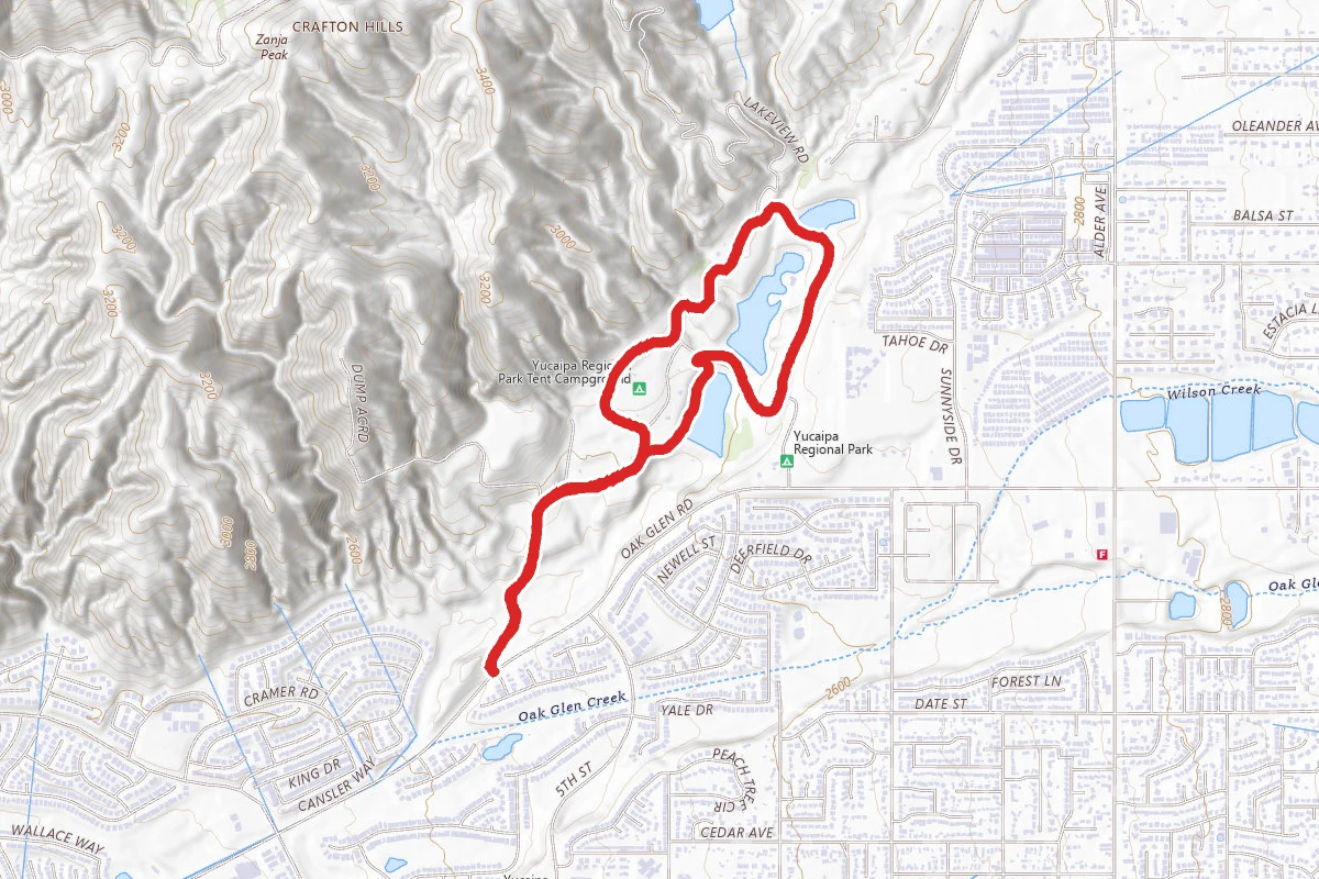 Yucaipa Regional Park Loop