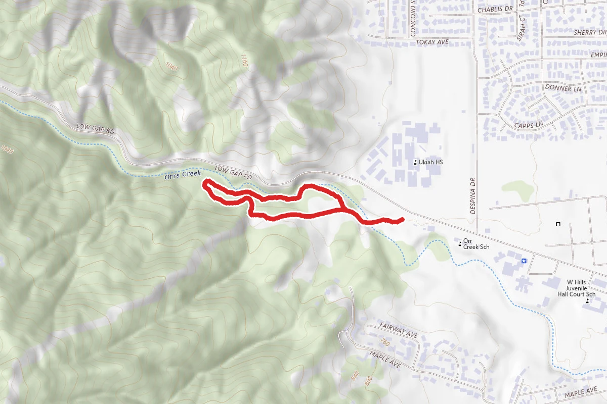 Upper Orr Creek Loop Trail