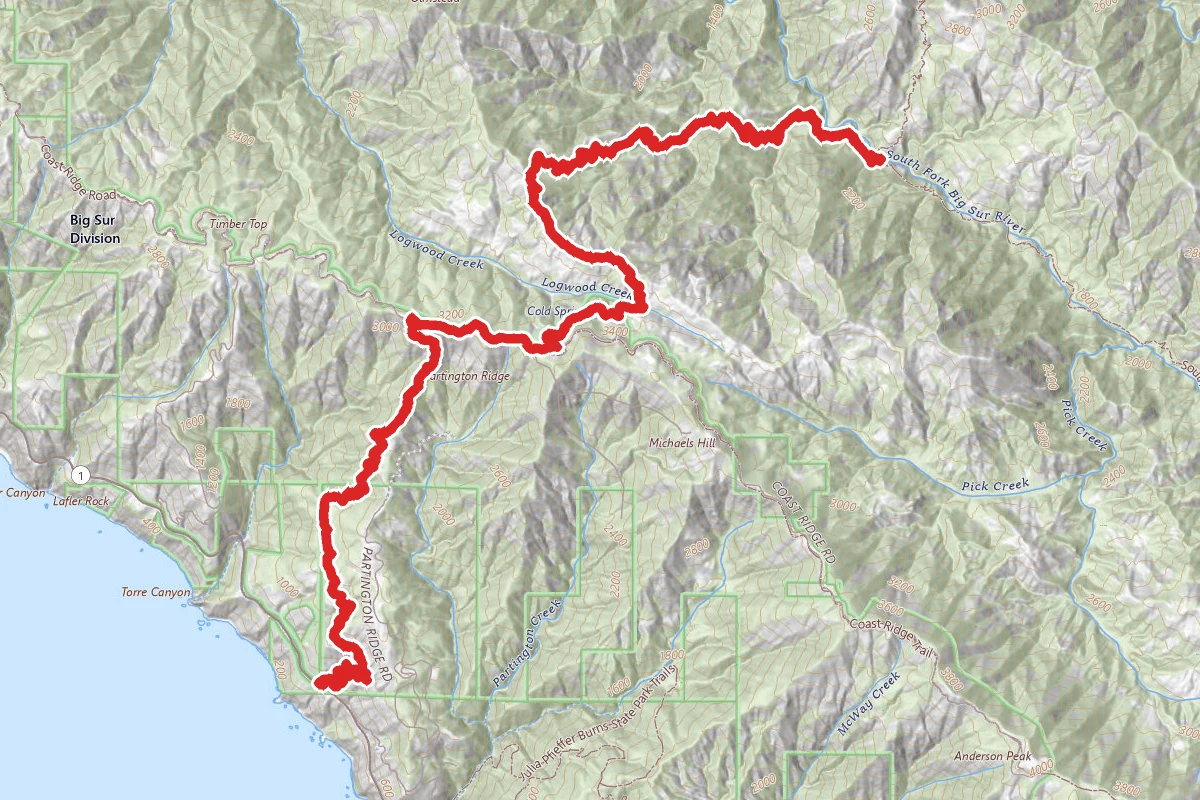 De Angulo Trail to Rainbow Camp