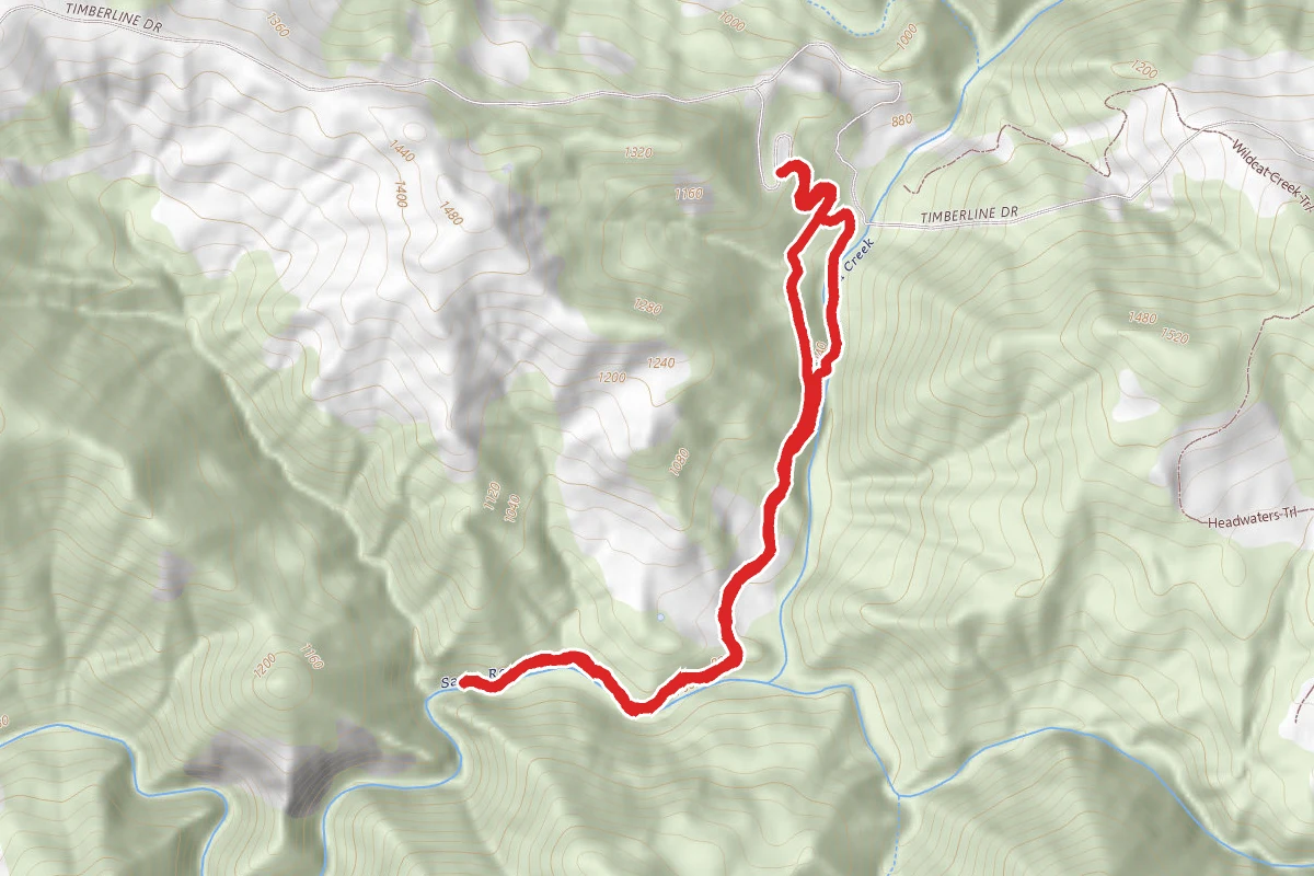 Santa Rosa Creek via Alder Glen Trail