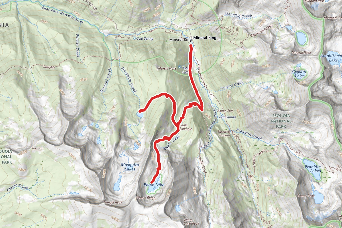 Eagle and Mosquito Lakes