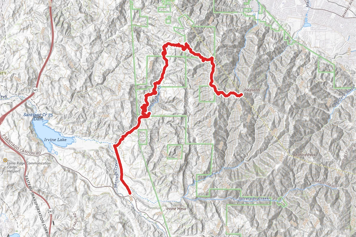 Pleasants Peak via North Main Divide Traverse