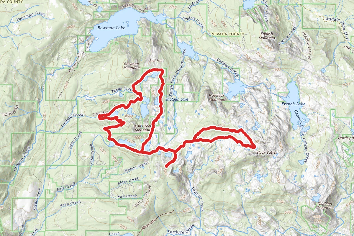 Sand Ridge and Lindsey Lakes Loop