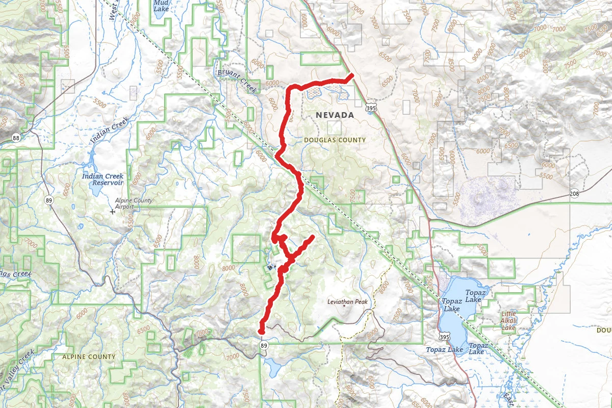 Leviathan Mine OHV Road