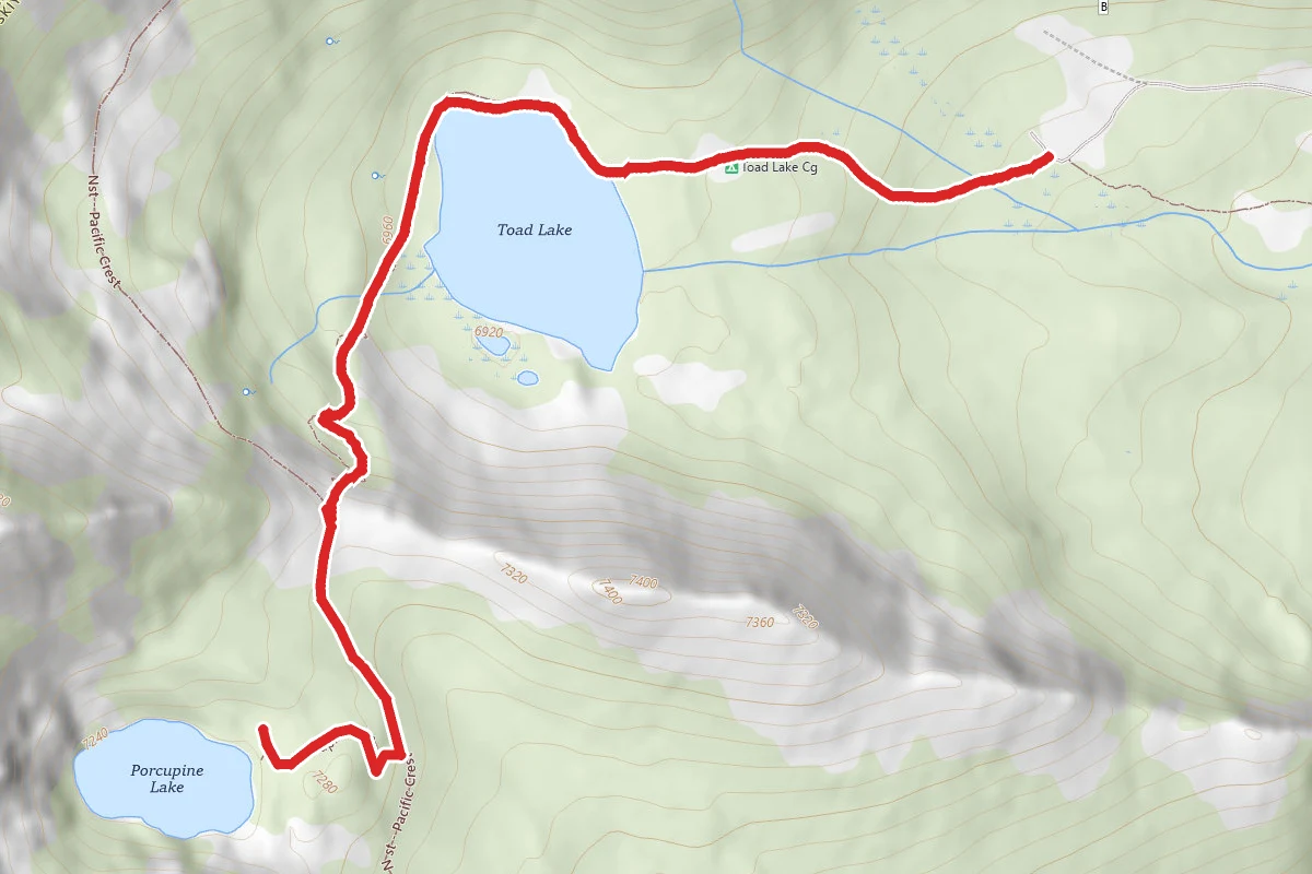 Porcupine Lake and Toad Lake