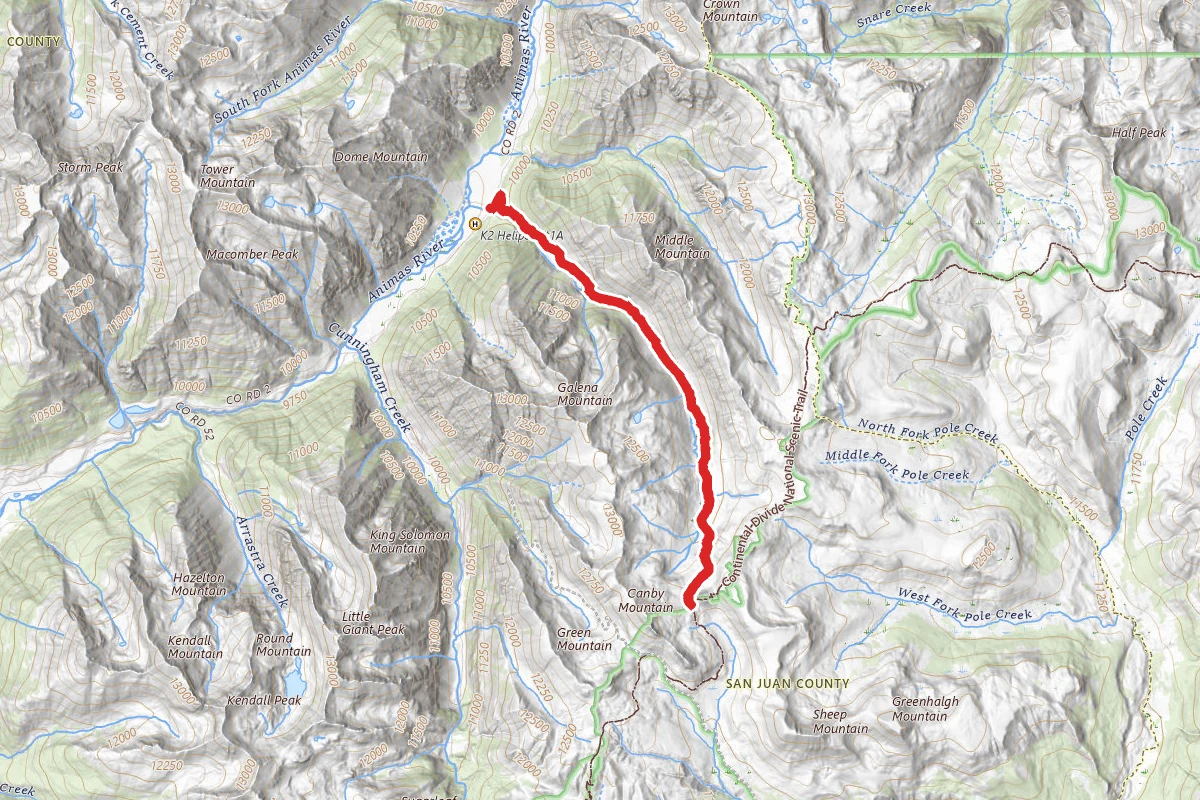 Maggie Gulch OHV Trail