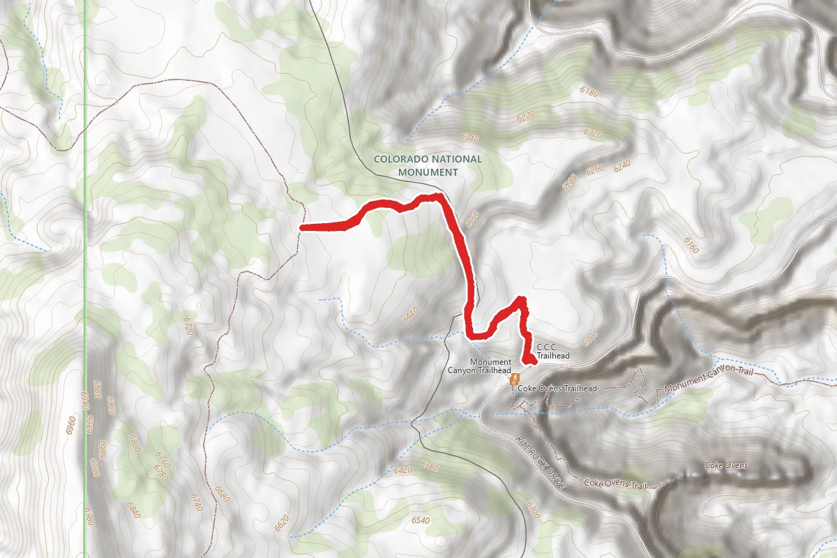 CCC Trail to Black Ridge