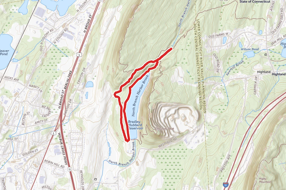 Western Bradley Hubbard Reservoir Loop