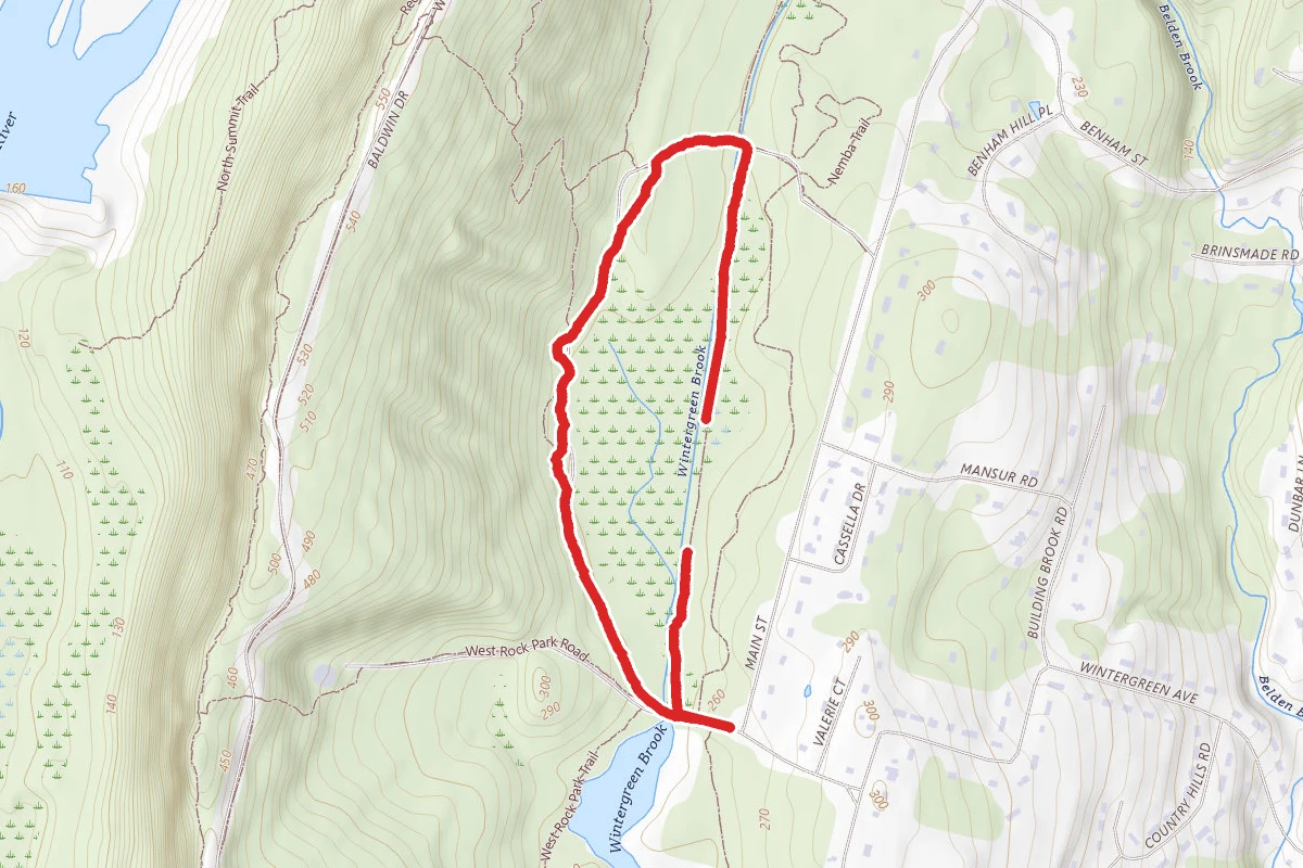 Lake Wintergreen White and Red Loop