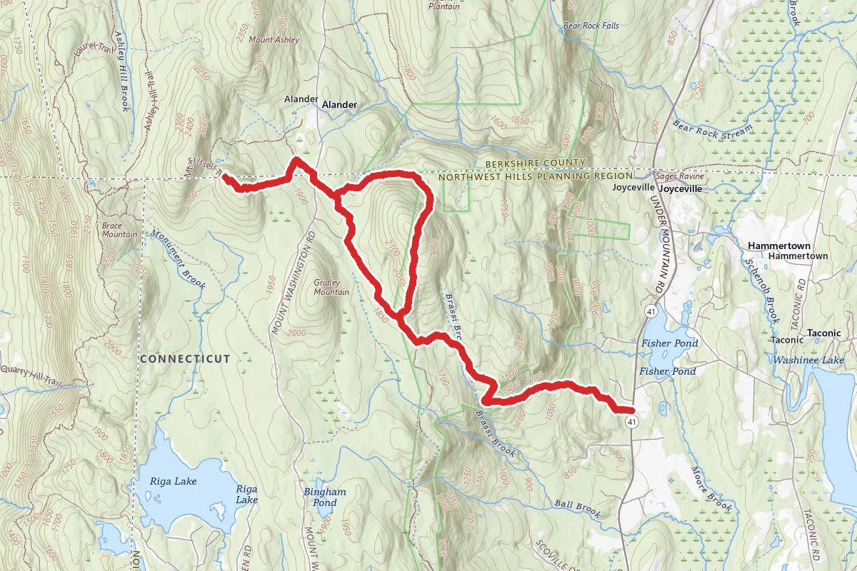 Round Mountain and Bear Mountain Loop