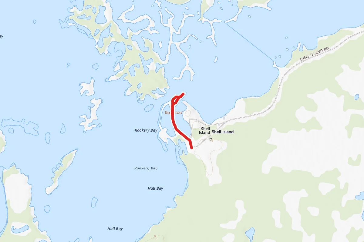 Rookery Bay Research Area Trail