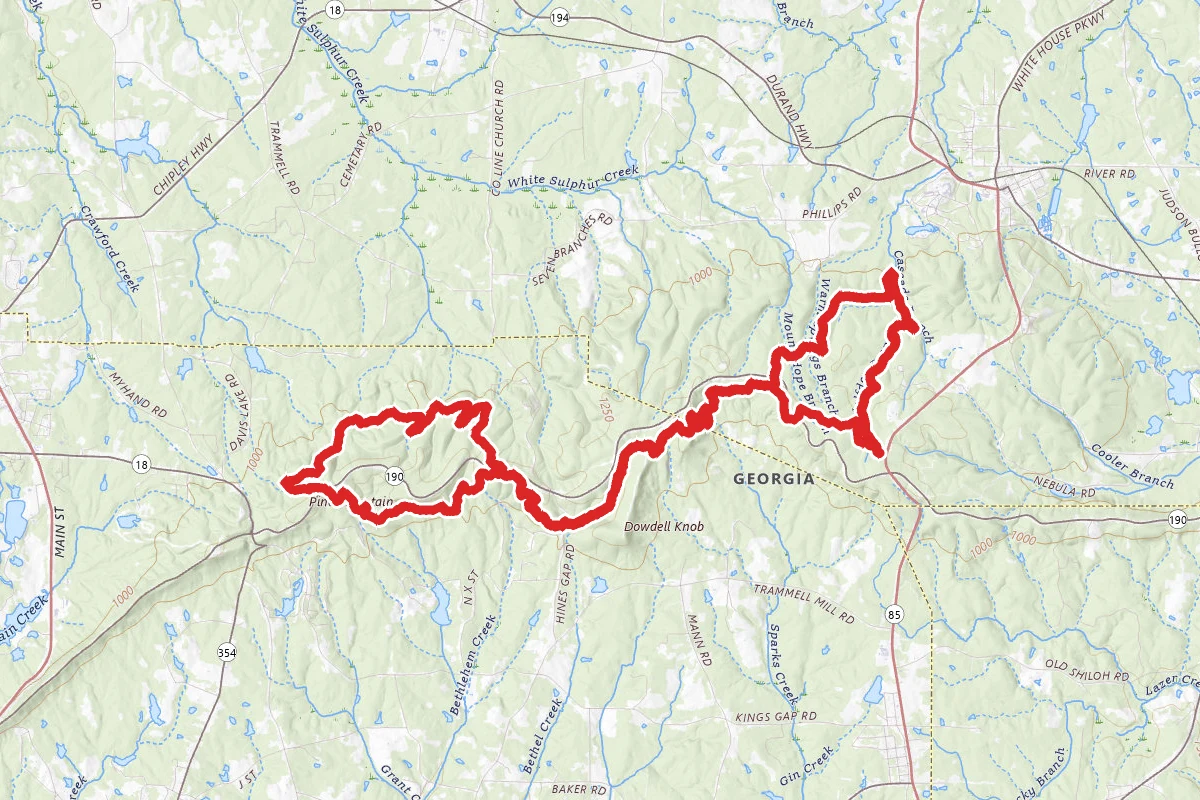Pine Mountain and Big Poplar Loops