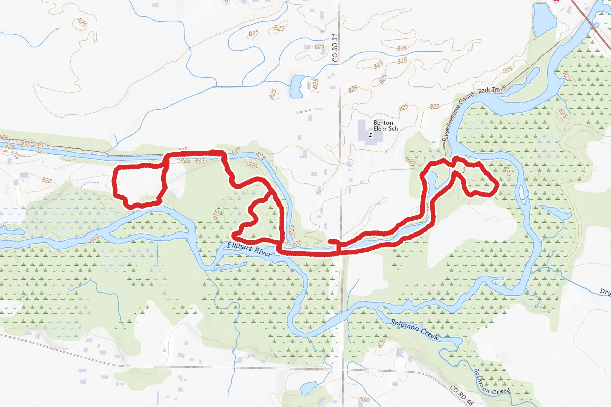 Benton Spillway, Benton Hydro, and Benton Dam Loop