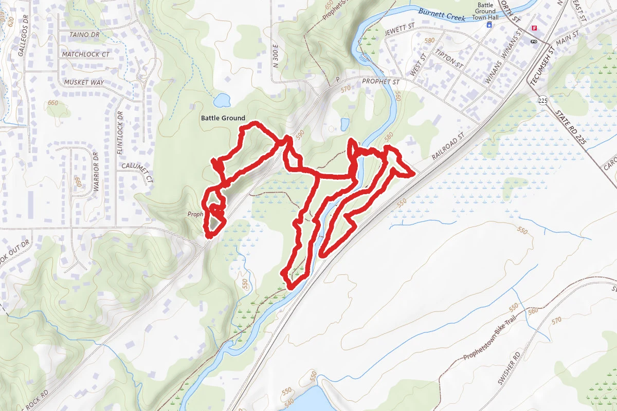 Tippecanoe Battlefield and Prophet Rock Loop
