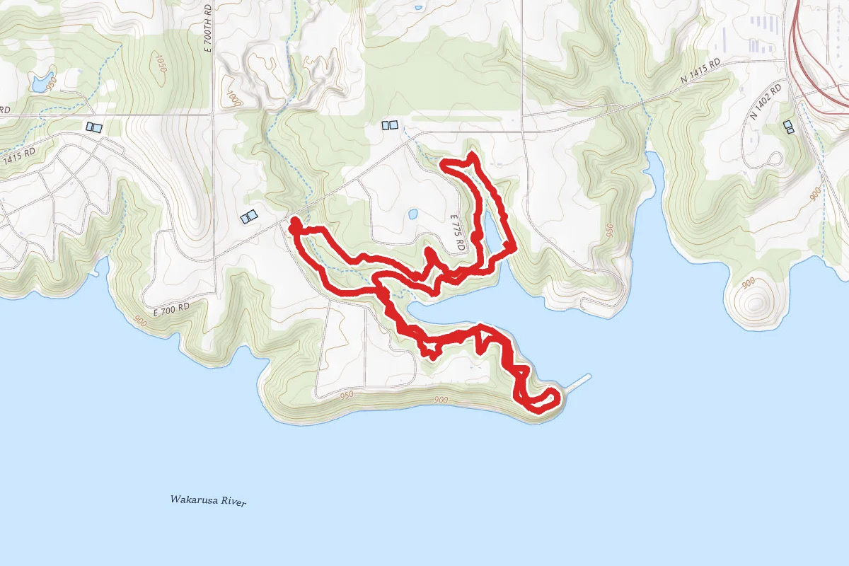 White Trail from Lake Henry to Lands End Junction