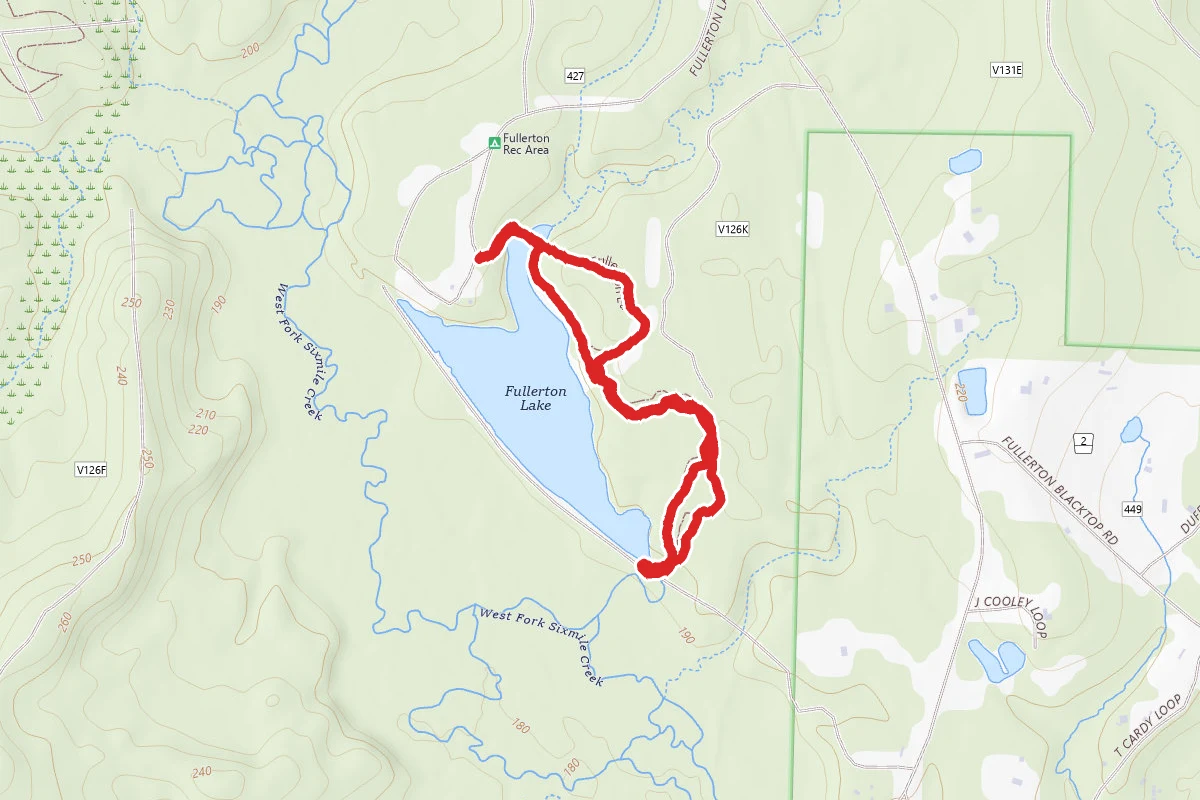 Fullerton Sawmill Short Loop and Long Loop Trails