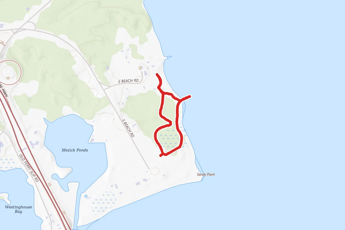 Sandy Point Hut and Beach Trail
