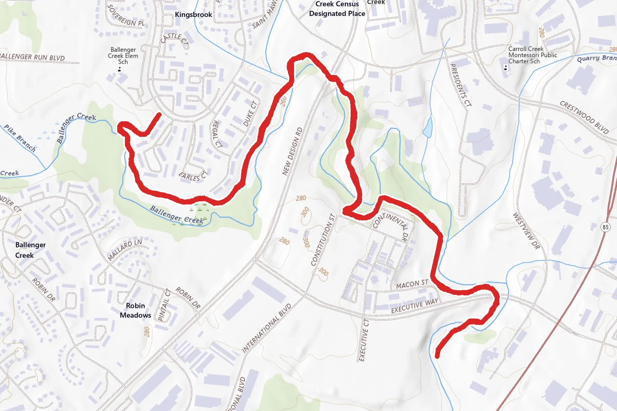 Ballenger Creek Trail