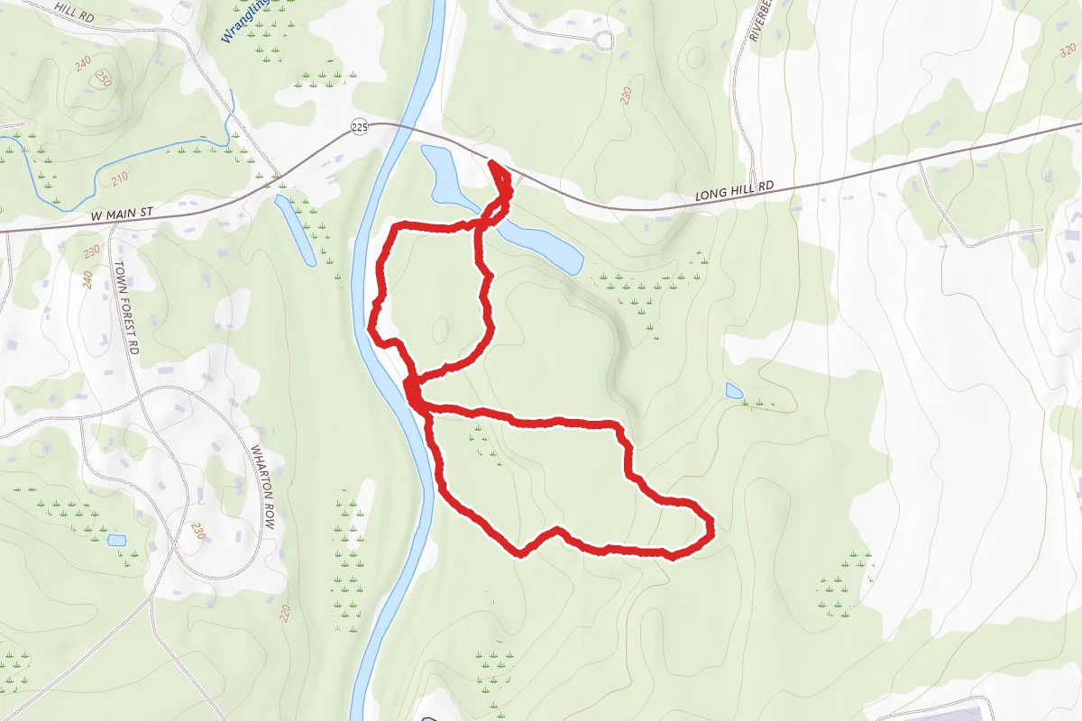 Sabine River, East Trail, and Rhododendron Trail Loop