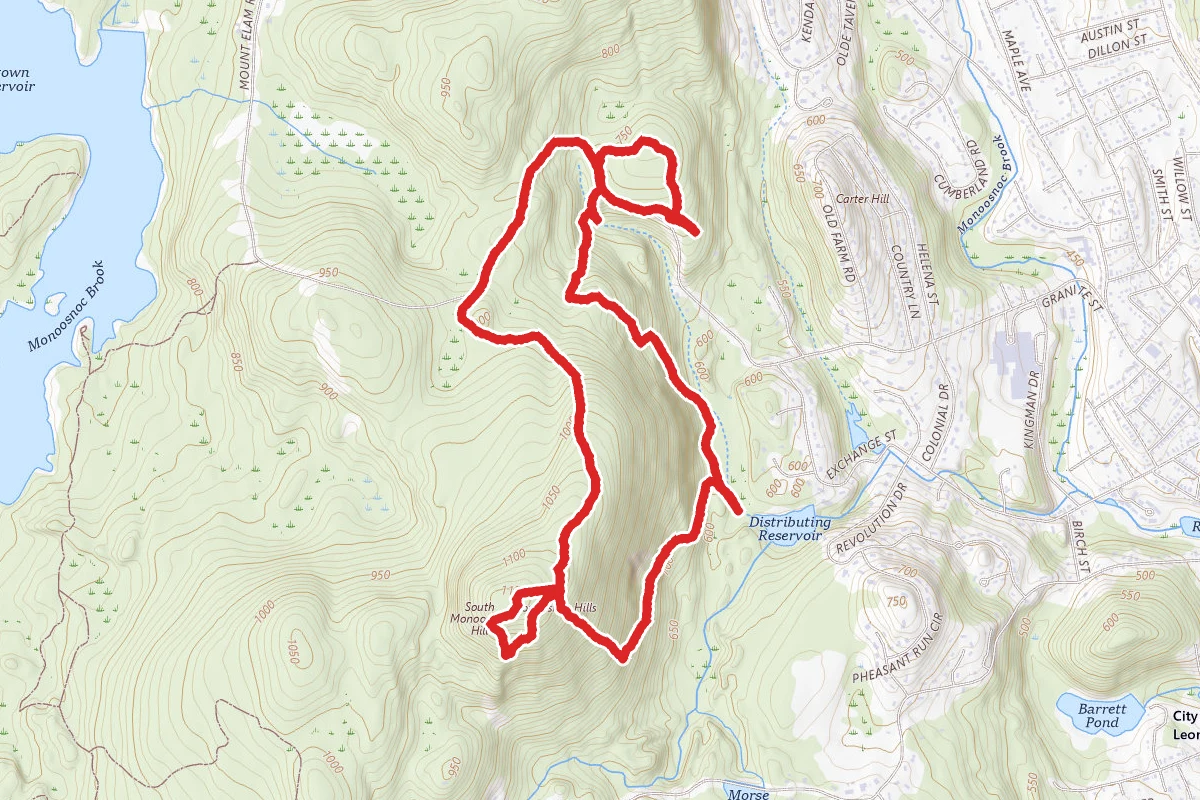South Monoosnoc Hill Loop