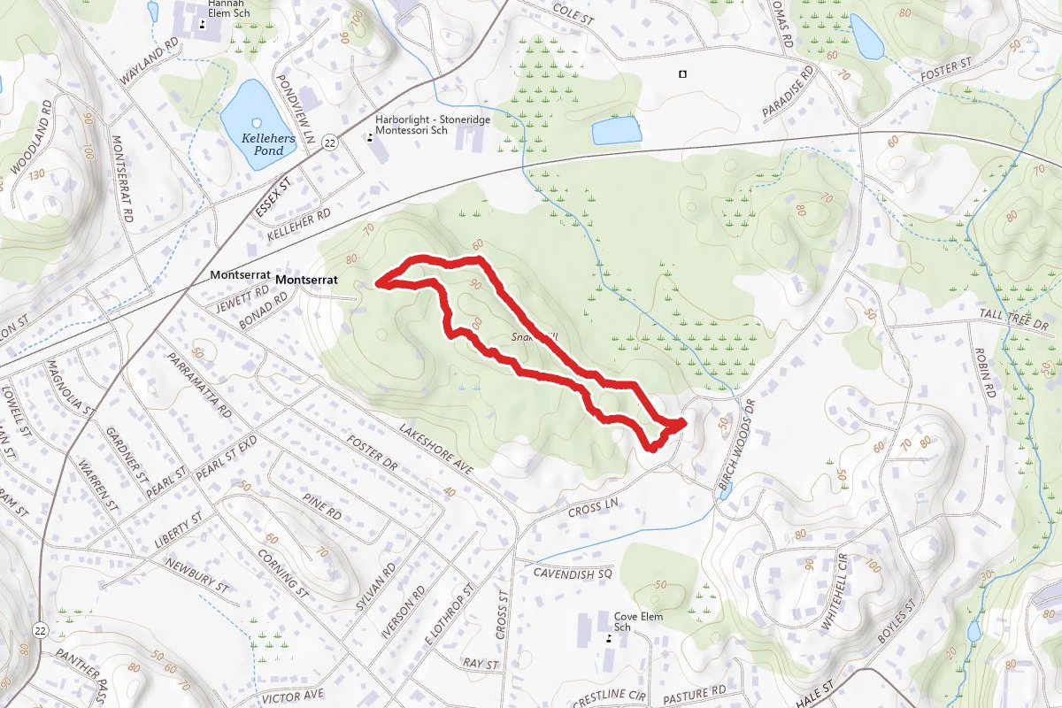 Snake Hill via Red Trail and White Trail Loop