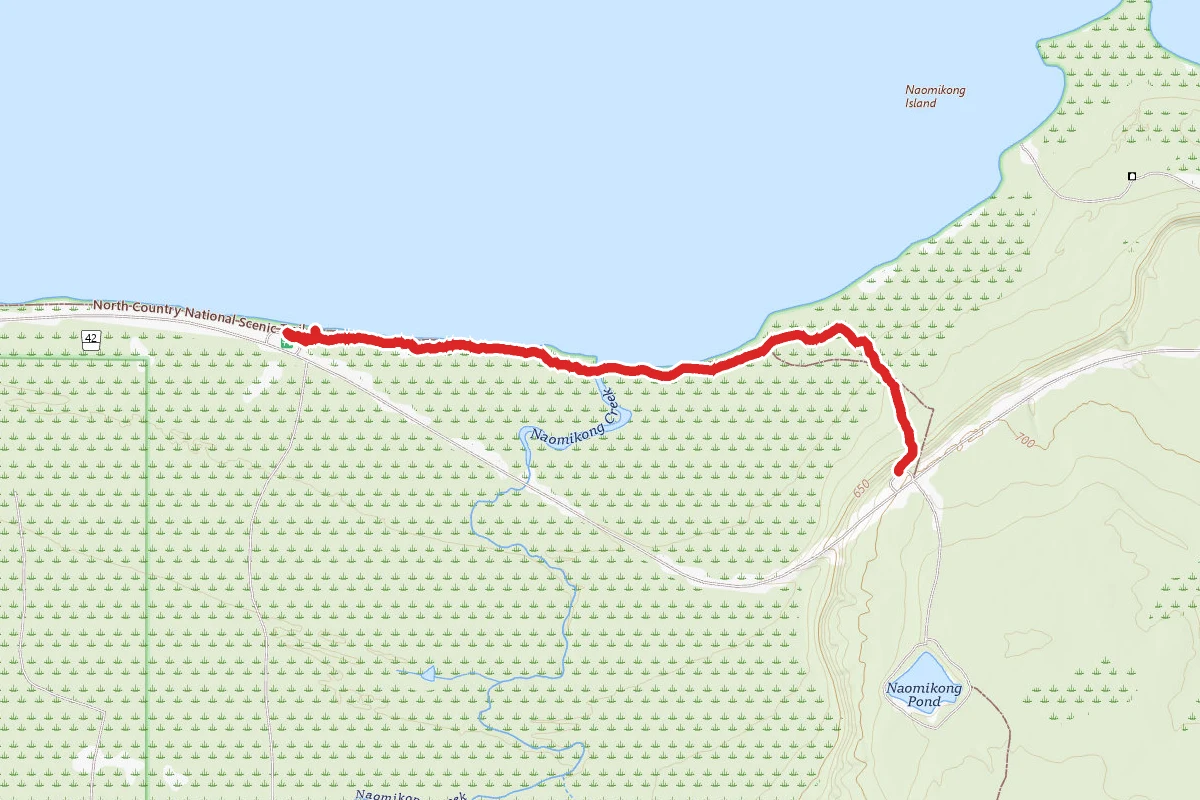 Naomikong Point Blue Trail
