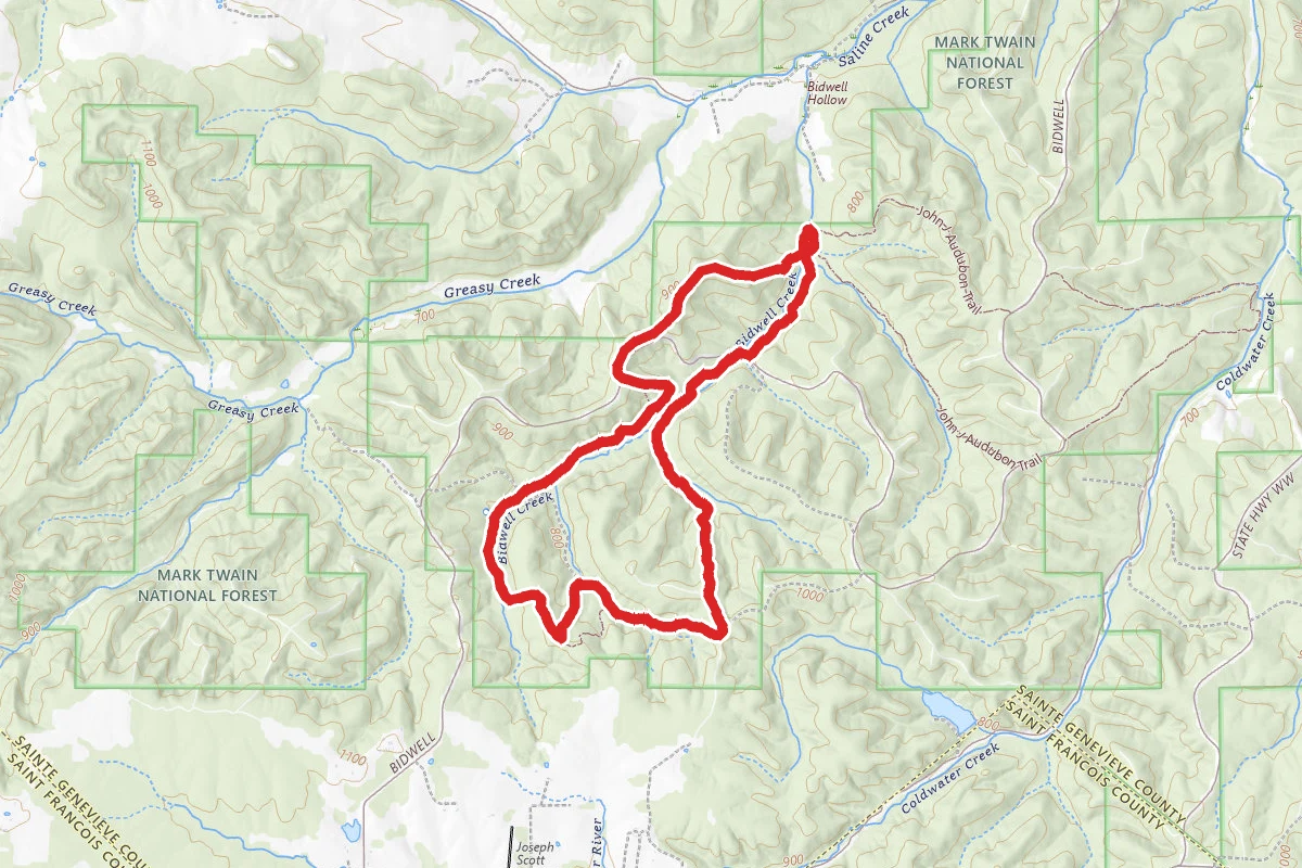 John J Audubon Short Loop Trail