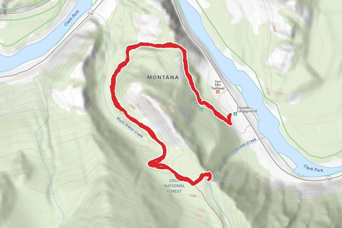Cascade Falls Overlook Trail