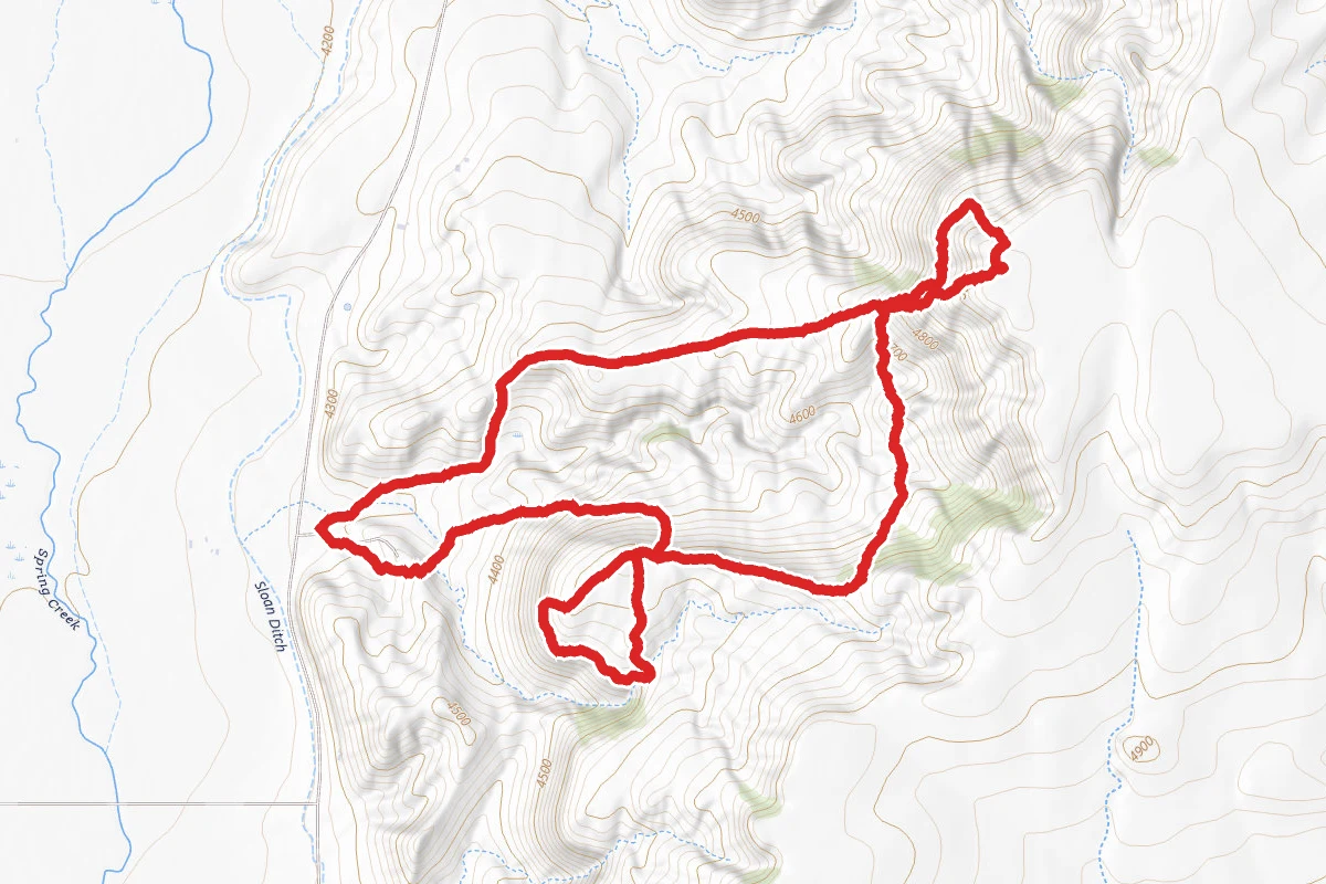 Buffalo Jump State Park Loop