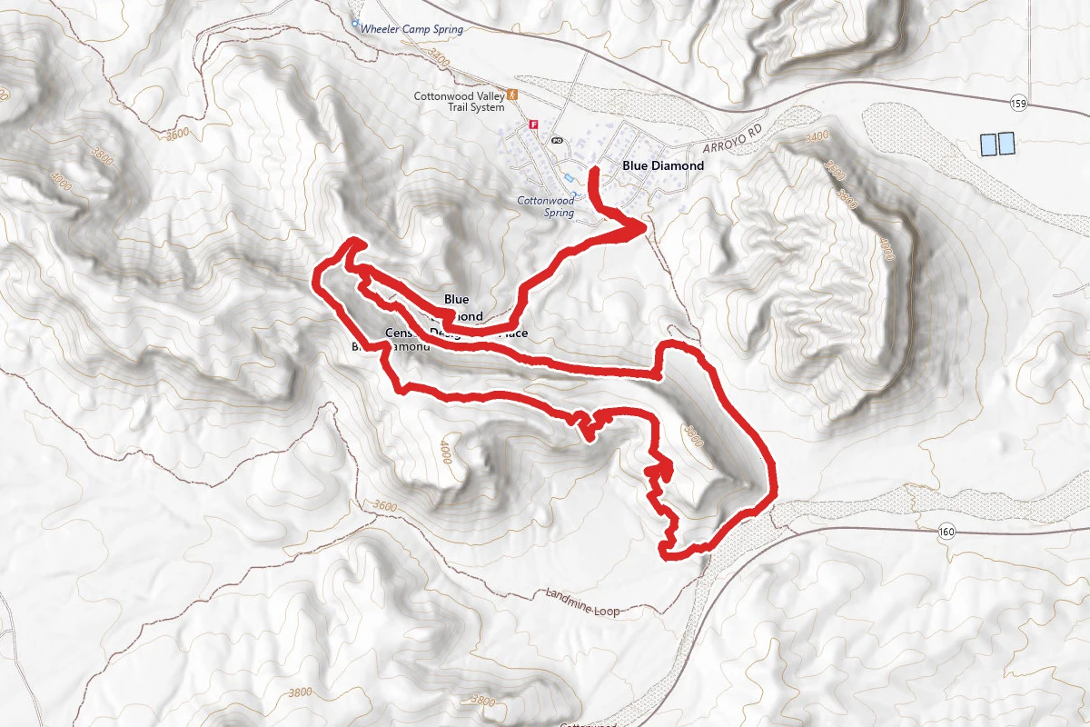 Blue Diamond Hurl Trail