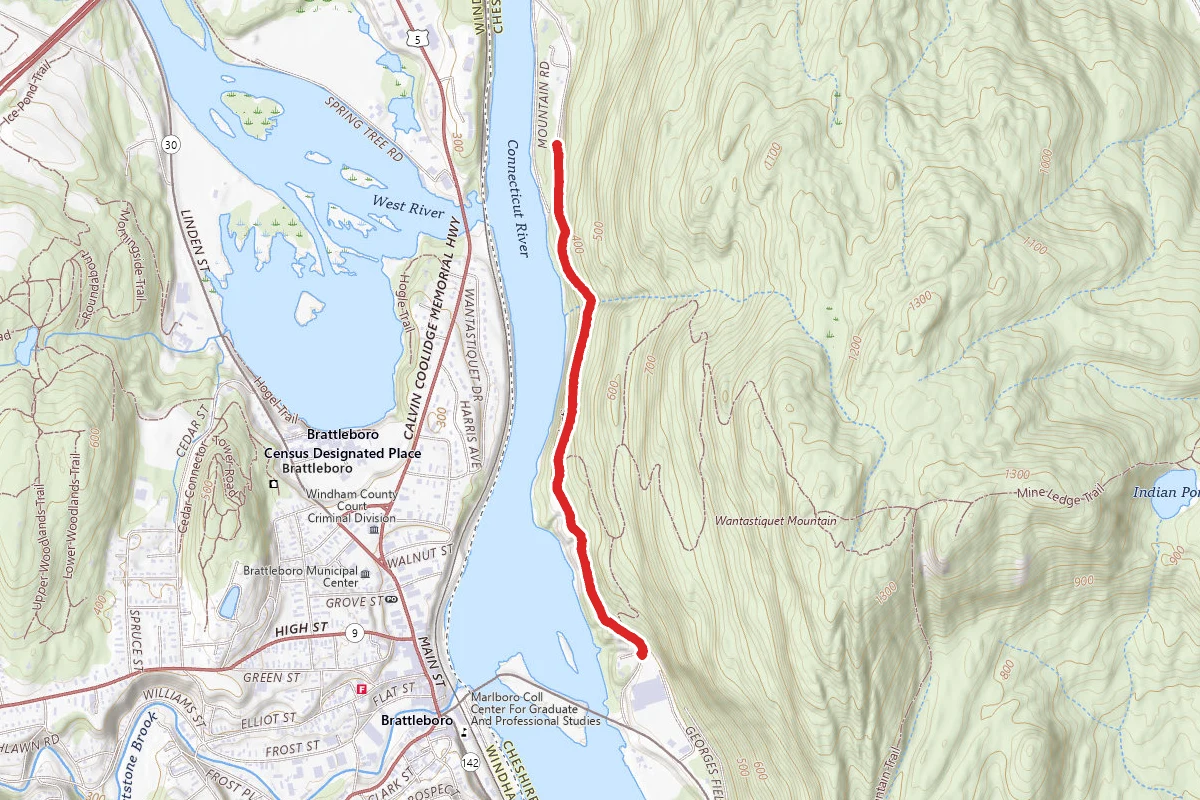 Wantastiquet Mountain Natural Area River Trail