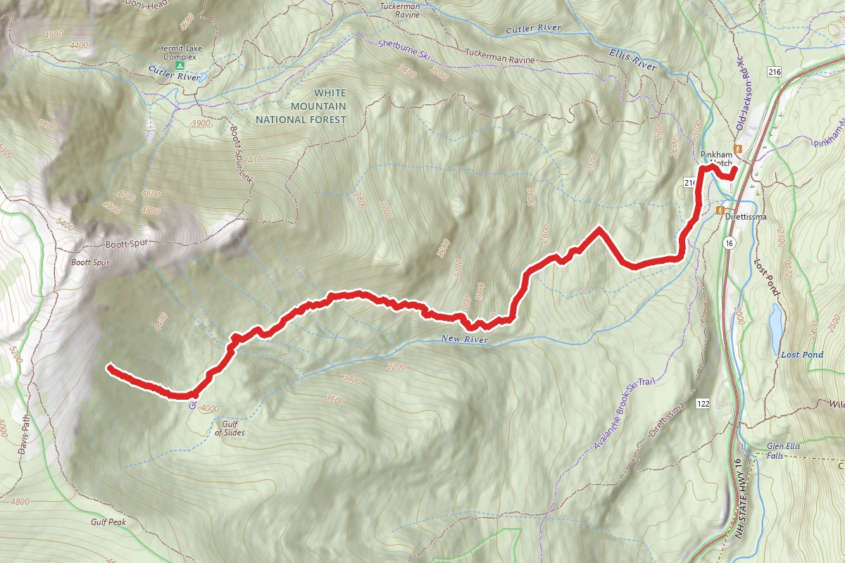 Gulf of Slides Ski Trail