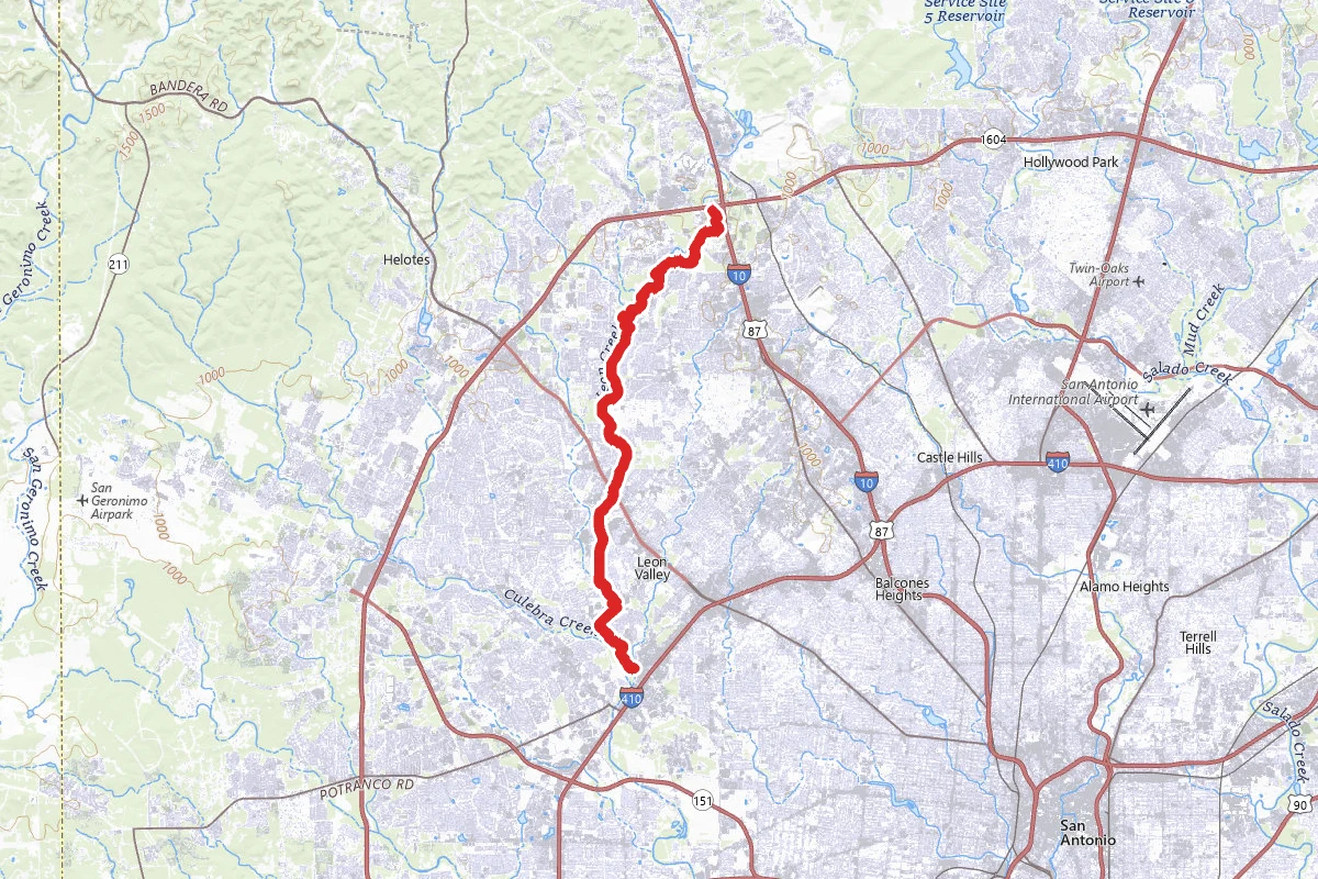 Leon Creek Greenway Trail