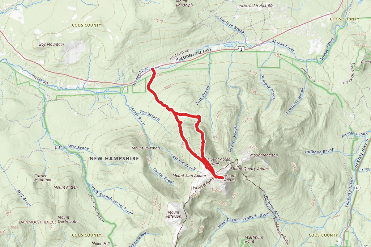 Mt Adams via Lowe's Path and King Ravine